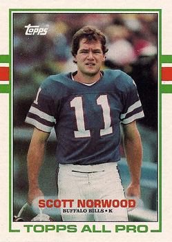 Scott Norwood 1989 Topps #42 Sports Card