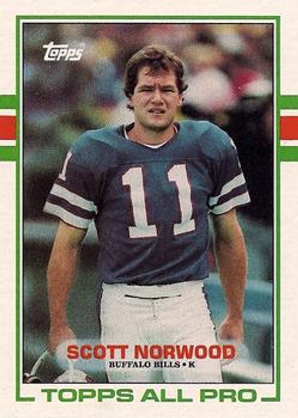 Scott Norwood 1989 Topps #42