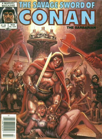 The Savage Sword of Conan #122 Comic