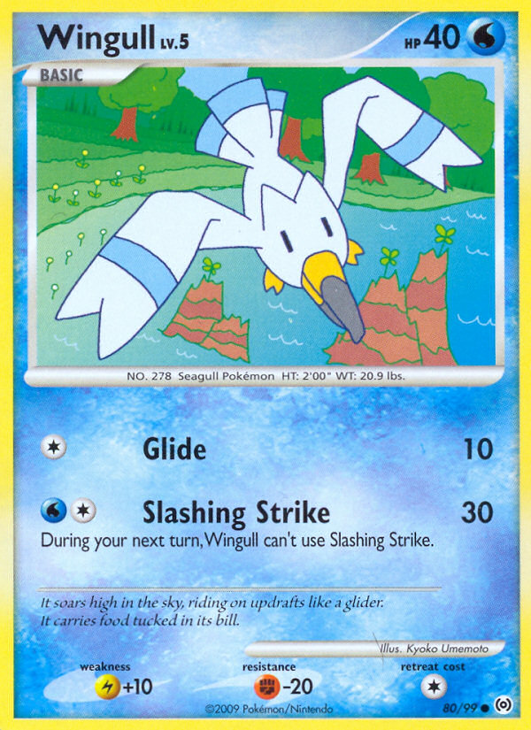 Wingull (80/99) - Arceus Pokémon Card