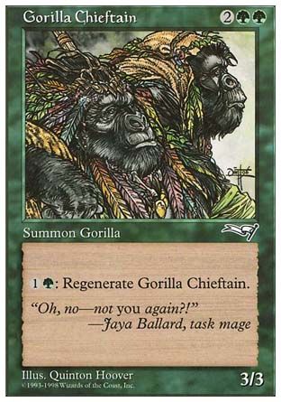 Gorilla Chieftain (Anthologies) Trading Card