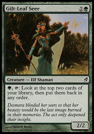 Gilt-Leaf Seer (Lorwyn) Trading Card