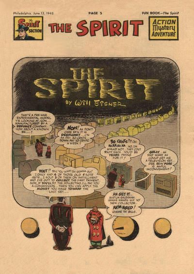 Spirit Section #6/13/1948 Comic