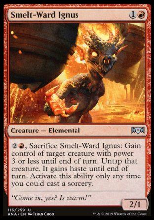 Smelt-Ward Ignus (Ravnica Allegiance) Trading Card