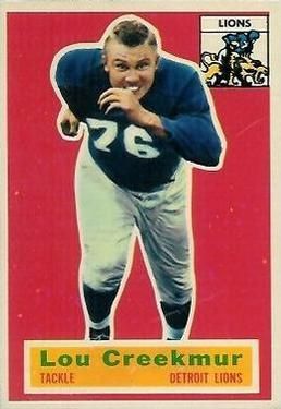Lou Creekmur 1956 Topps #8 Sports Card