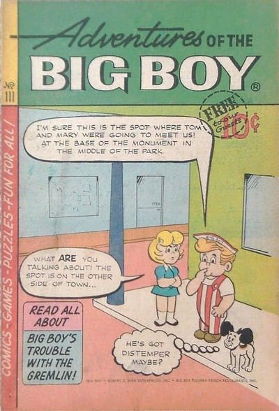 Adventures of Big Boy #111 [East] Comic