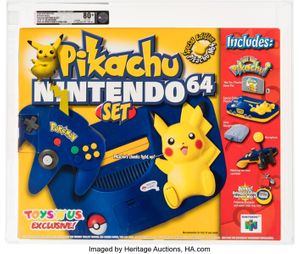 Nintendo 64 Console [Pikachu Set]