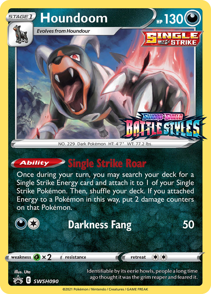 Houndoom (SWSH090) - SWSH Black Star Promos Pokémon Card