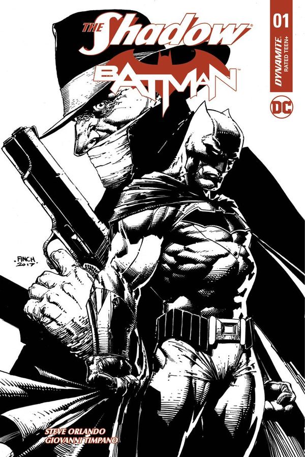 Shadow/Batman #1 (Cover O 100 Copy Finch Cover)