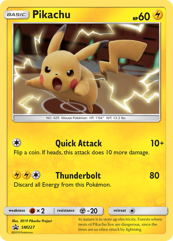 Pikachu (SM227) - SM Black Star Promos