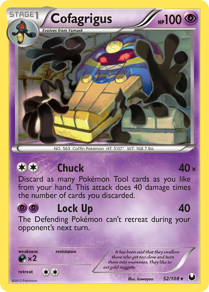 Cofagrigus (52/108) - Dark Explorers Pokémon Card