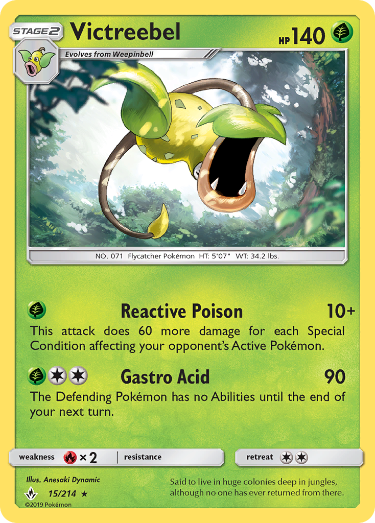 Victreebel (15/214) - Unbroken Bonds Pokémon Card