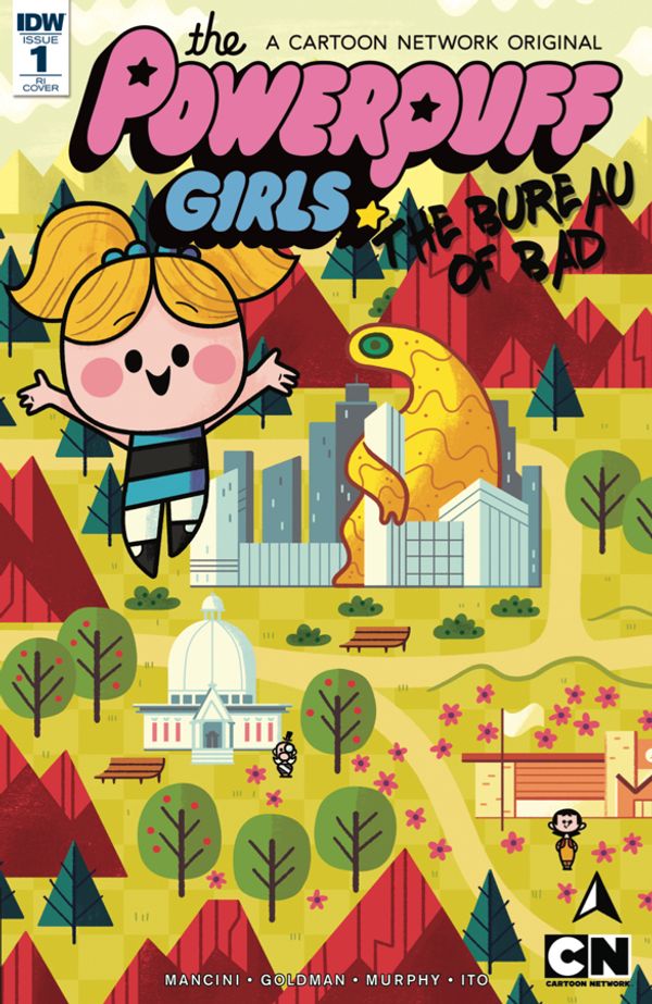 Powerpuff Girls Bureau Of Bad #1 (10 Copy Cover)
