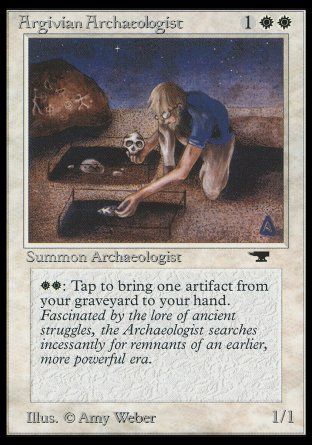 Argivian Archaeologist (Antiquities) Trading Card