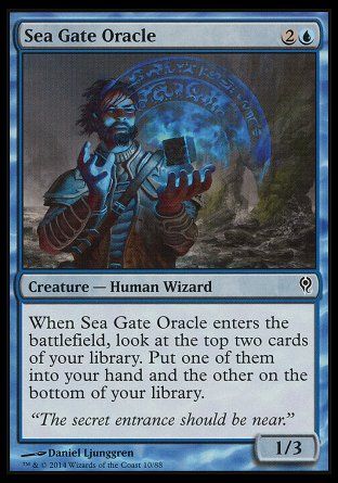 Sea Gate Oracle (Jace vs. Vraska) Trading Card