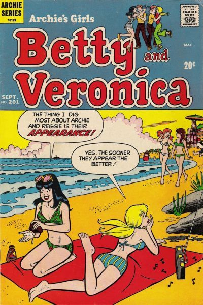 Archie's Girls Betty and Veronica #201 Comic