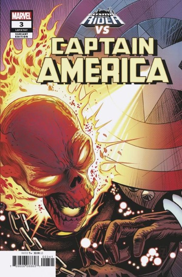 Captain America #3 (Zircher Cosmic Ghost Rider Variant)