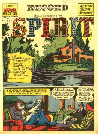 Spirit Section #9/3/1944 Comic