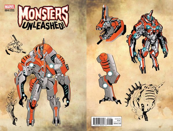 Monsters Unleashed #4 (Larocca Monster Variant)