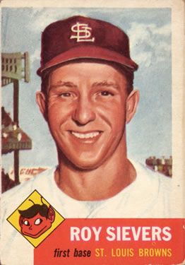 Roy Sievers 1953 Topps #67 Sports Card
