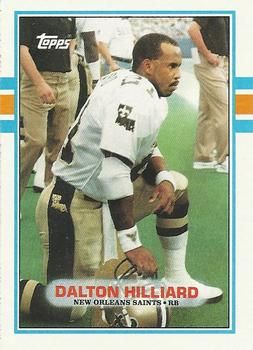 Dalton Hilliard 1989 Topps #157 Sports Card