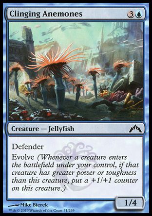 Clinging Anemones (Gatecrash) Trading Card