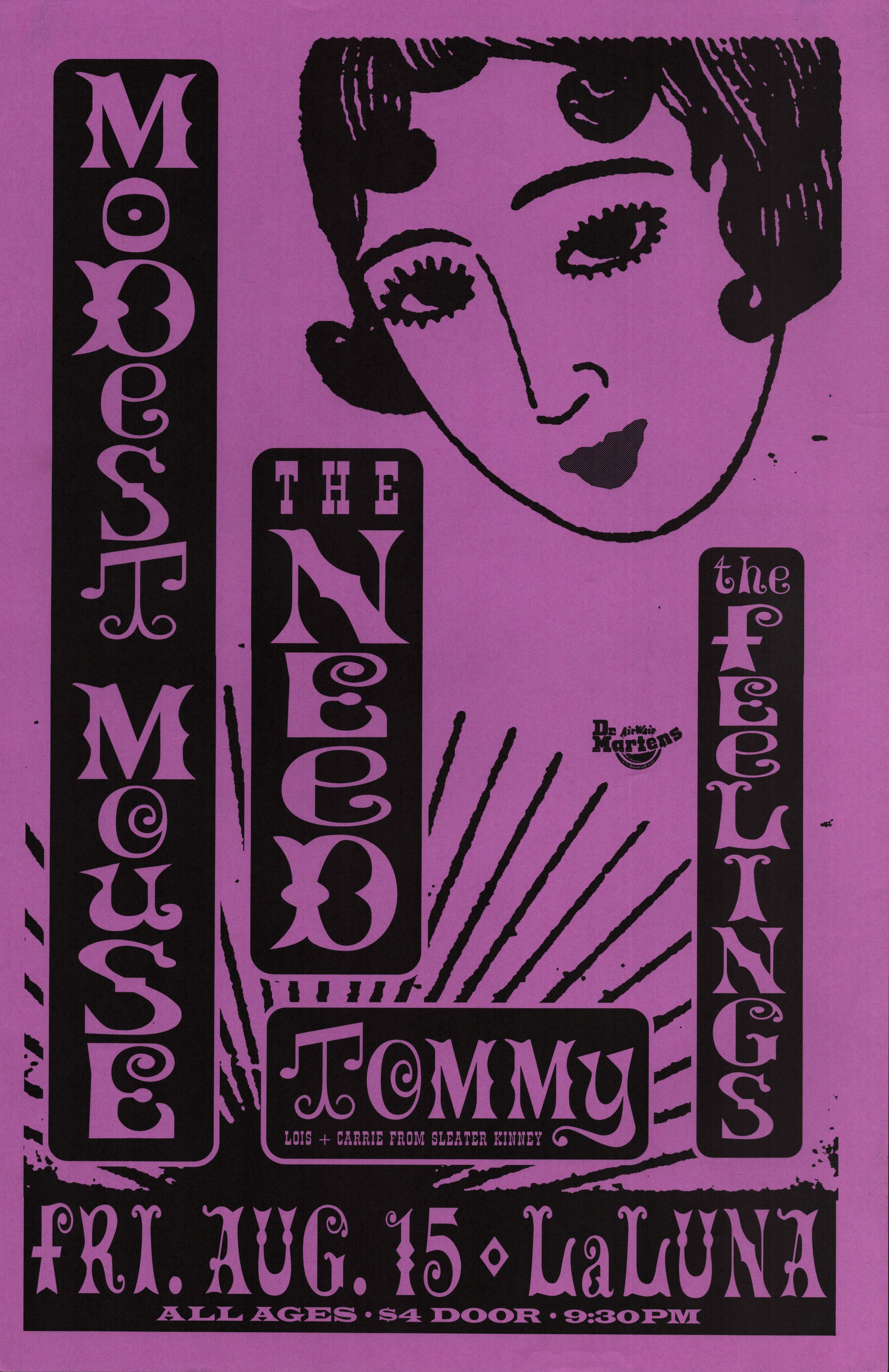 MXP-218.4 Modest Mouse La Luna 1997 Concert Poster