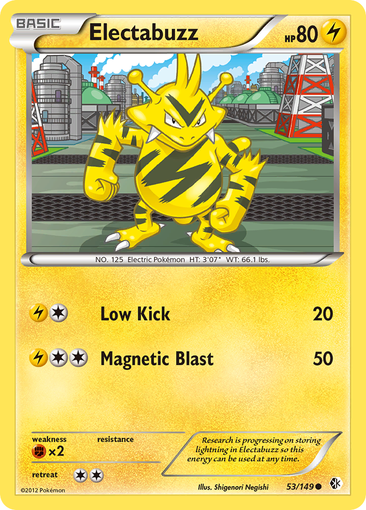 Electabuzz (53/149) - Boundaries Crossed Pokémon Card