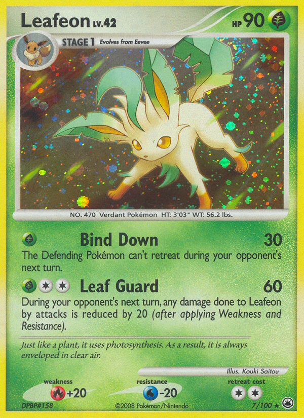 Leafeon (7/100) - Majestic Dawn Pokémon Card