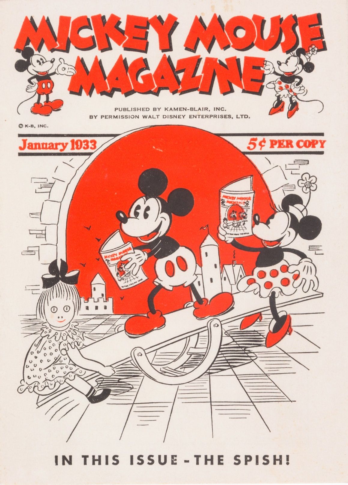 Mickey Mouse Magazine (1st Series) #1 Comic