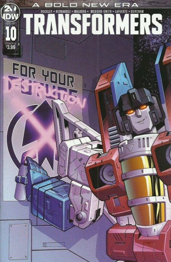 Transformers #10 (Cover B Mcguire Smith)