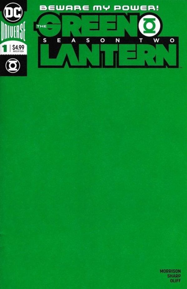 Green Lantern Season Two #1 (Blank Variant Cover)