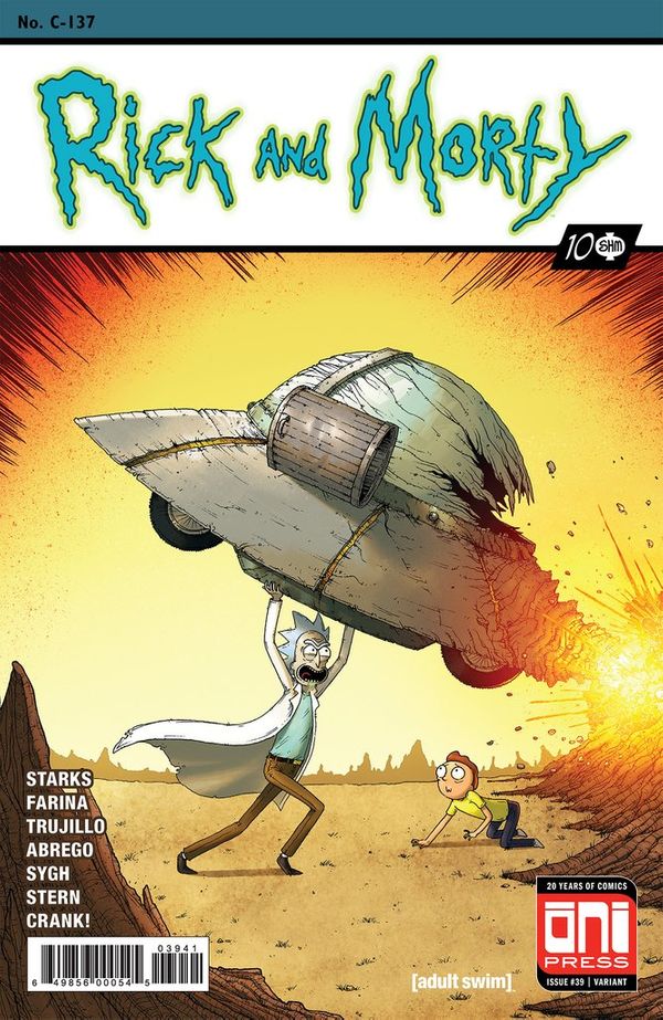 Rick and Morty #39 (Vasquez Variant (Action Comics #1 Homage))