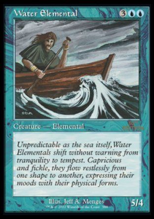 Water Elemental (Magic 30th Anniversary Edition - Old Frame) Trading Card