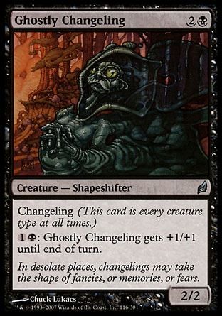 Ghostly Changeling (Lorwyn) Trading Card