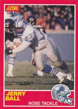 Jerry Ball 1989 Score #169 Sports Card
