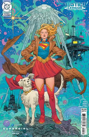 Justice League Unlimited #20 (Cvr F Bilquis Evely Supergirl Movie Card Stock Variant)