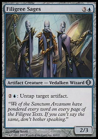 Filigree Sages (Shards of Alara) Trading Card