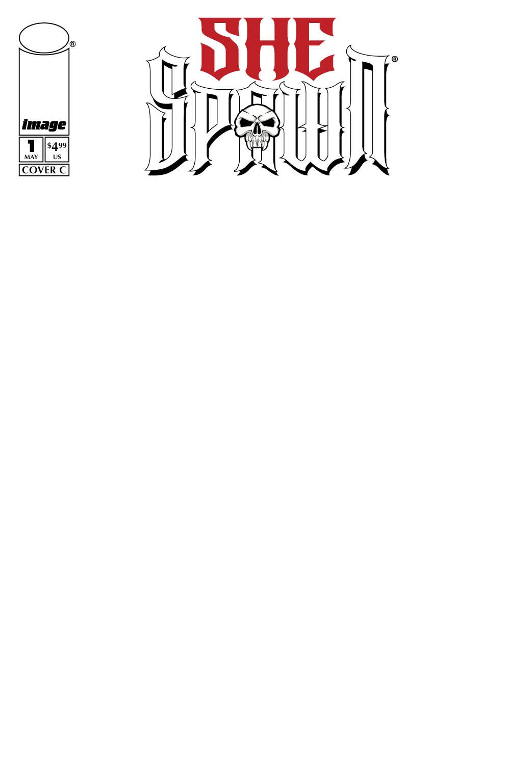 She-Spawn #1 (Cvr C Blank Sketch Variant) Comic