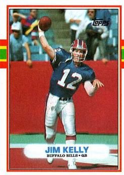Jim Kelly 1989 Topps #46 Sports Card