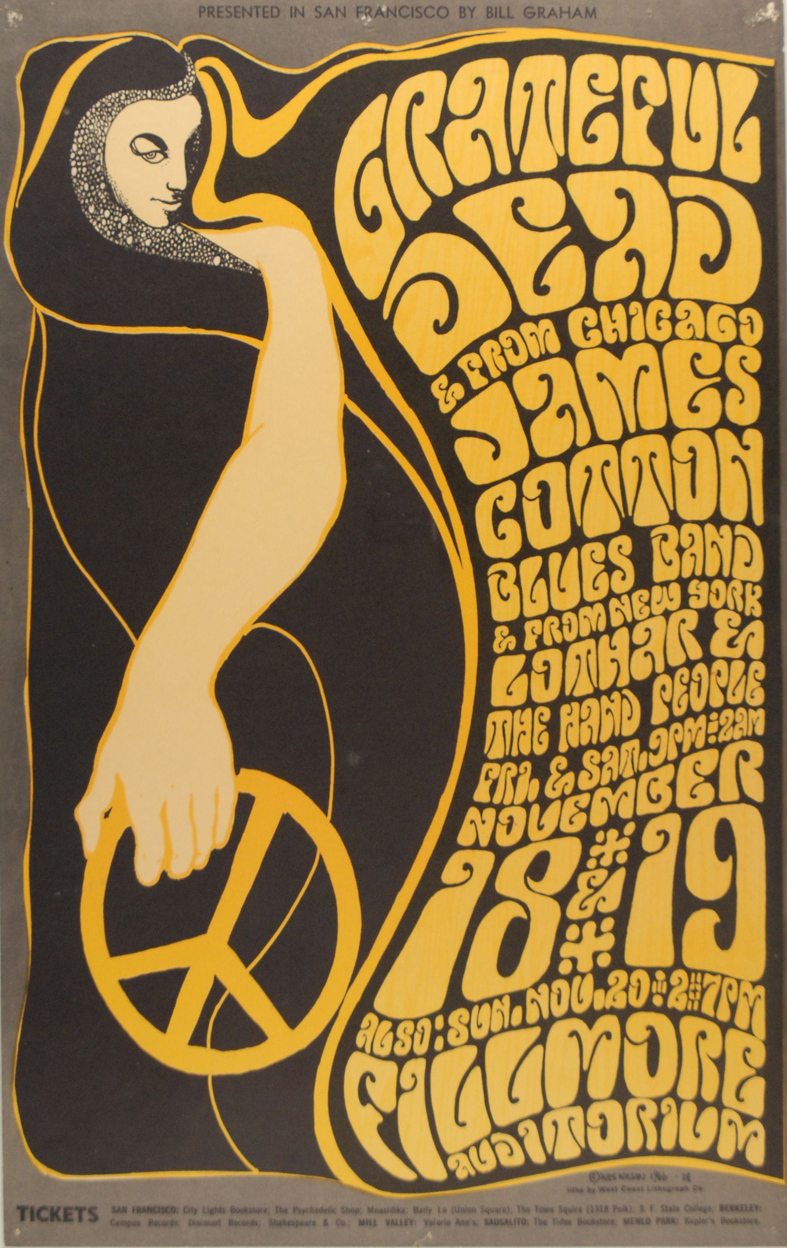 BG-38-OP-1 Grateful Dead The Fillmore 1966 Concert Poster