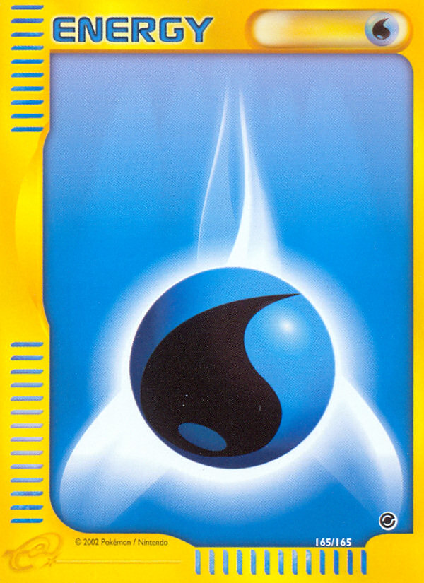 Water Energy (165/165) - Expedition Base Set Pokémon Card