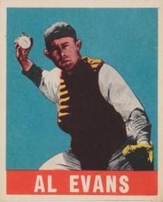 Al Evans Sports Card