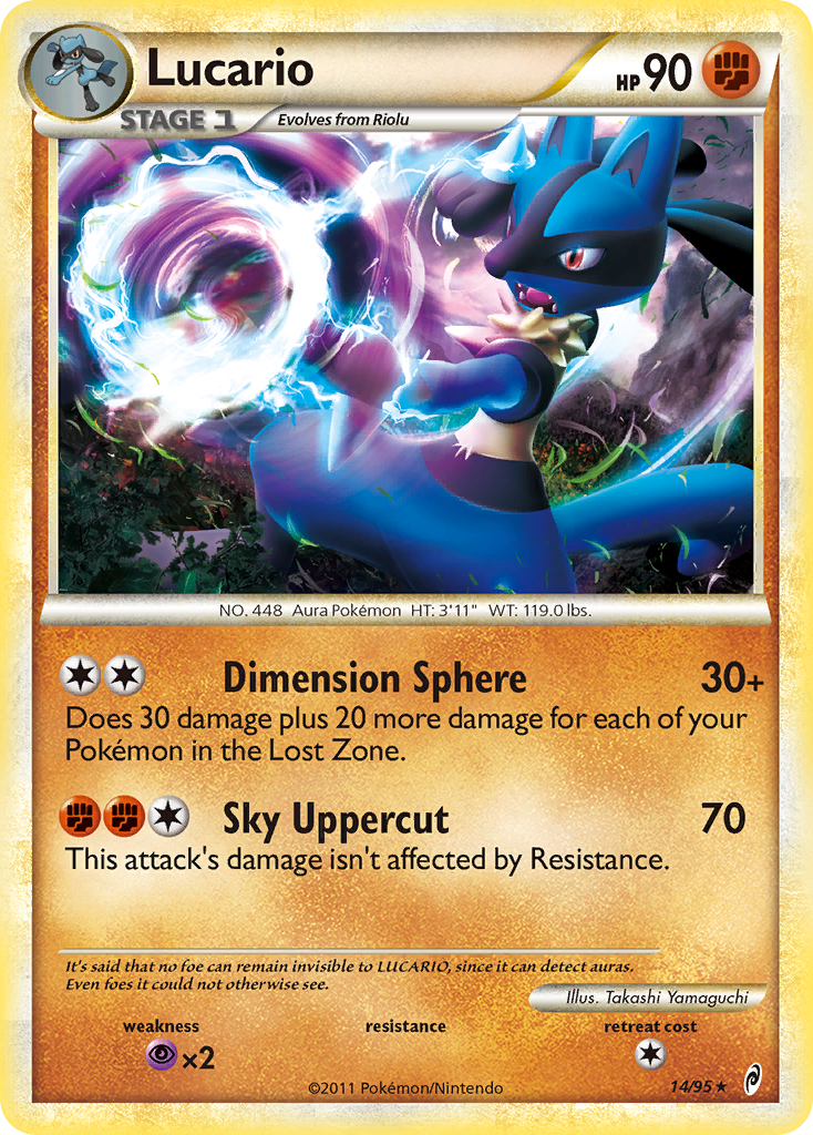 Lucario (14/95) - Call of Legends Pokémon Card