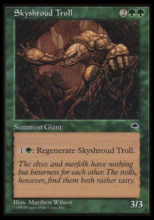 Skyshroud Troll (Tempest) Trading Card