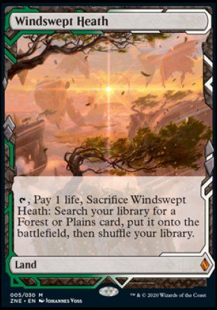 Windswept Heath (Zendikar Rising Expeditions) Trading Card