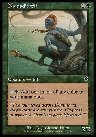 Nomadic Elf (Invasion) Trading Card