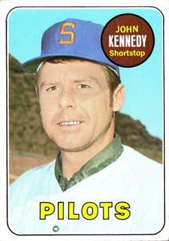 John Kennedy 1969 Topps #631 Sports Card