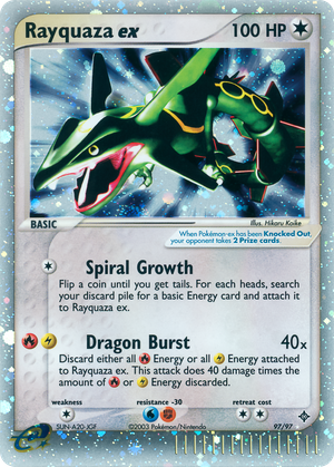 Rayquaza ex (97/97) - Dragon