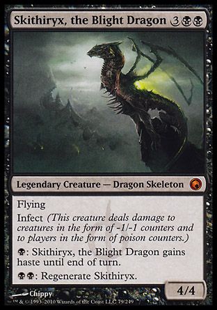 Skithiryx, the Blight Dragon (Scars of Mirrodin) Trading Card